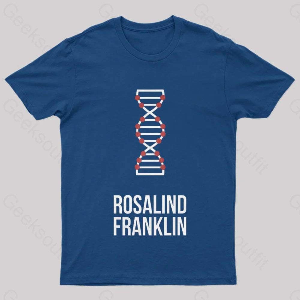 Rosalind Franklin Nerd T-Shirt Navy / S