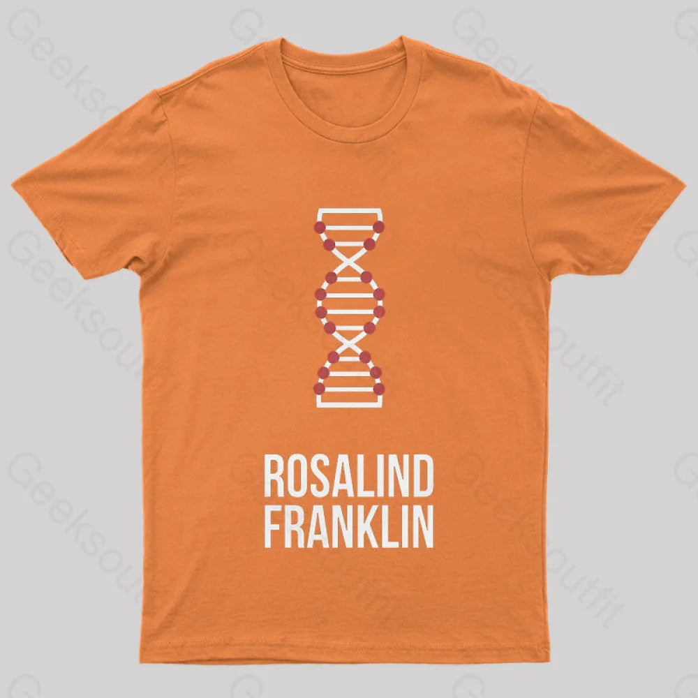 Rosalind Franklin Nerd T-Shirt Orange / S