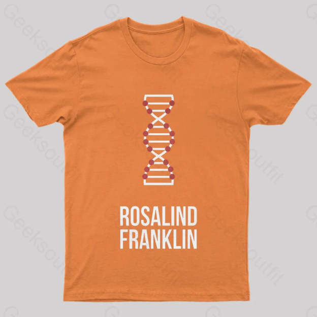 Rosalind Franklin Nerd T-Shirt Orange / S