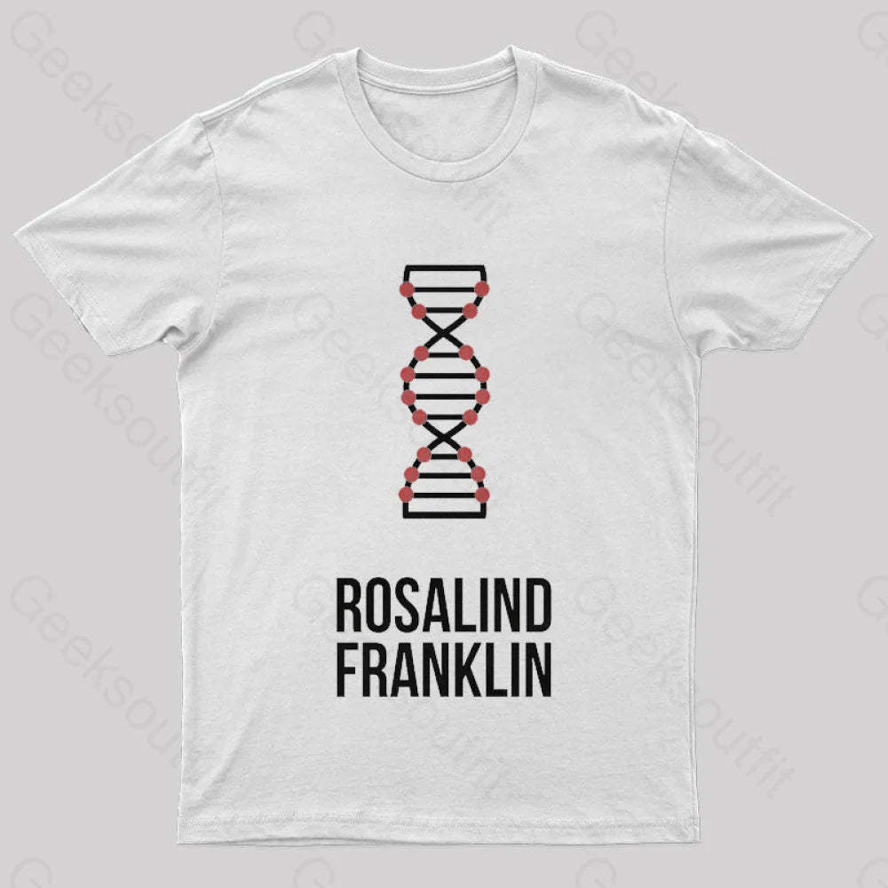 Rosalind Franklin Nerd T-Shirt White / S