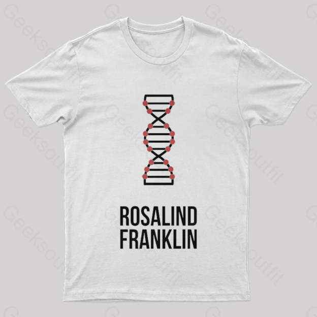 Rosalind Franklin Nerd T-Shirt White / S
