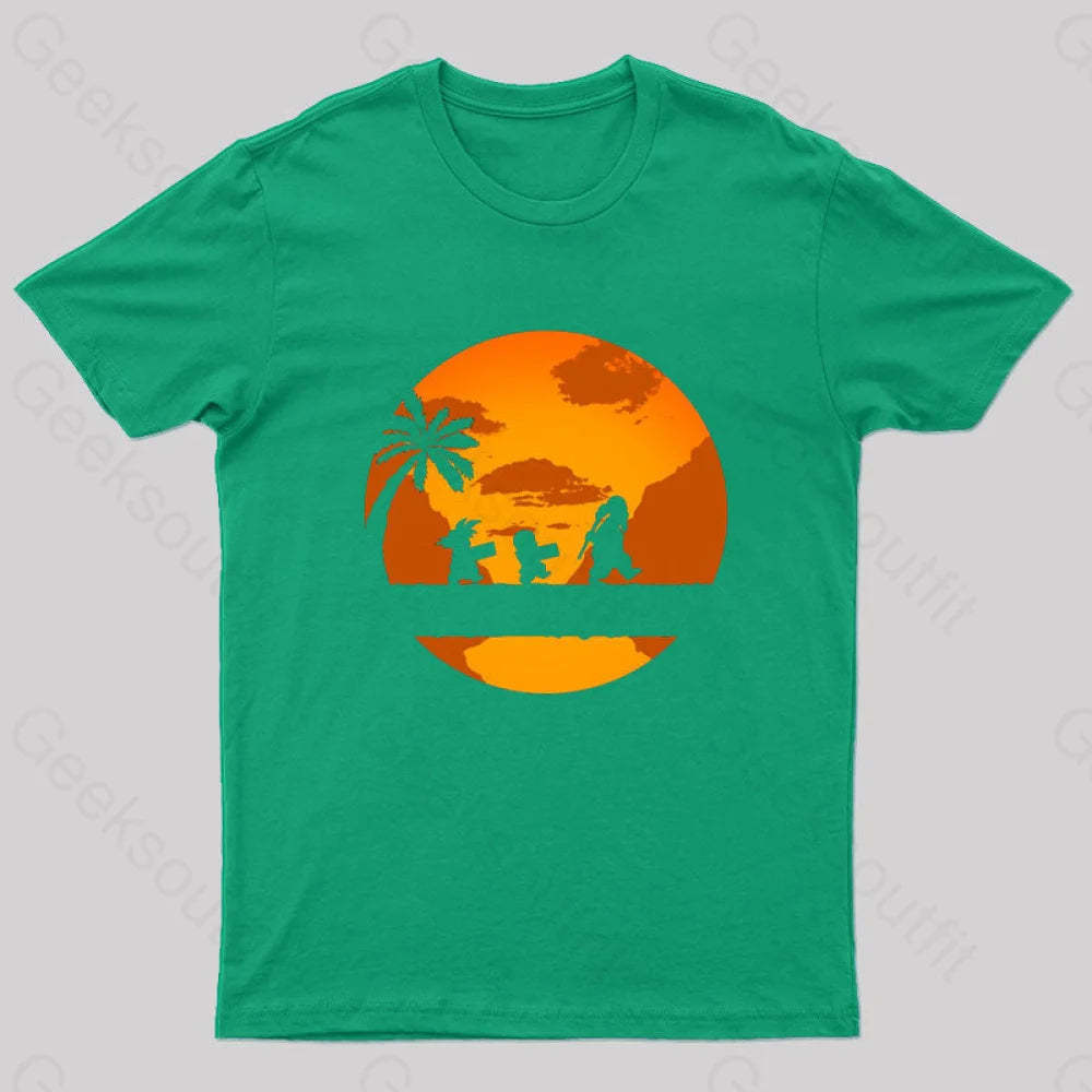 Roshi’s Milk Delivery Nerd T-Shirt Green / S