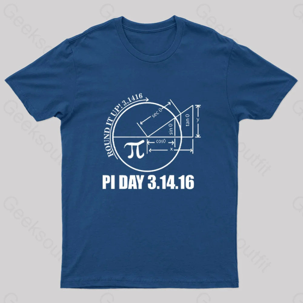 Round It Up! Nerd T-Shirt Navy / S