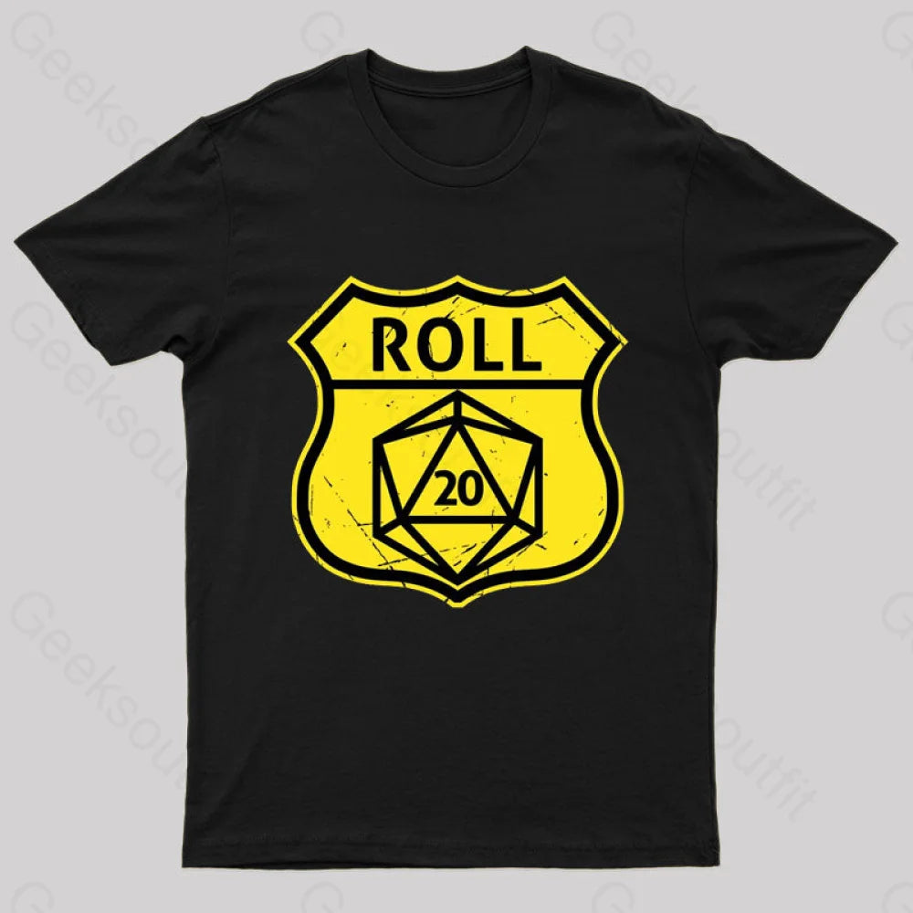 Route 66 Parody T-Shirt Black / S