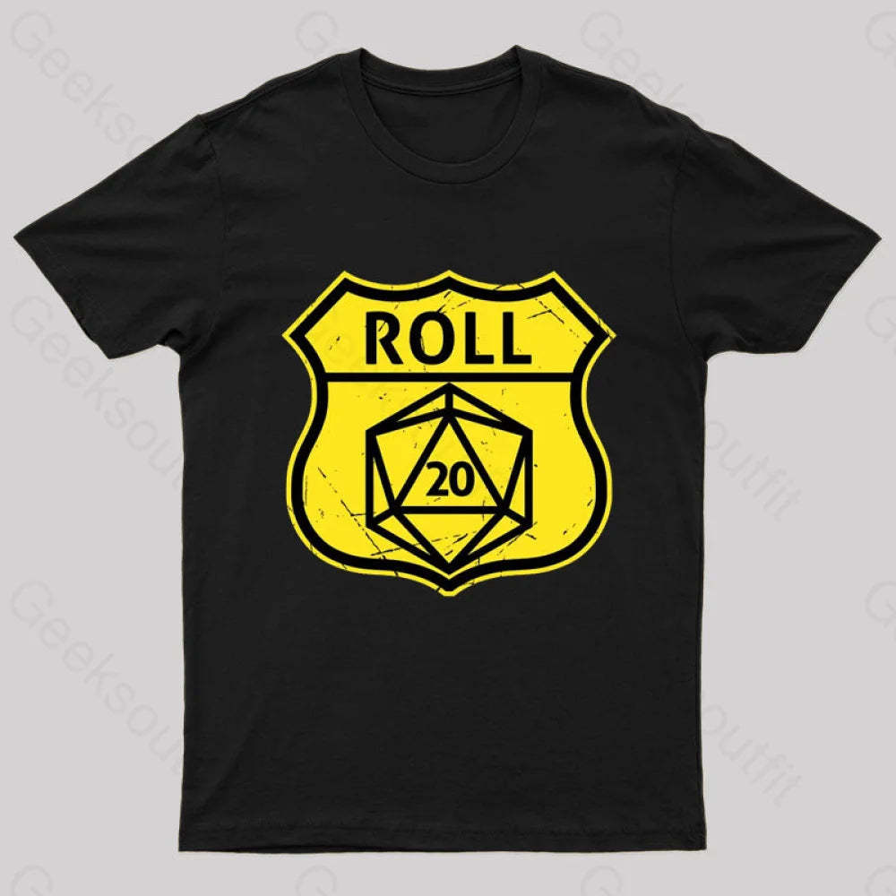 Route 66 Parody T-Shirt Black / S