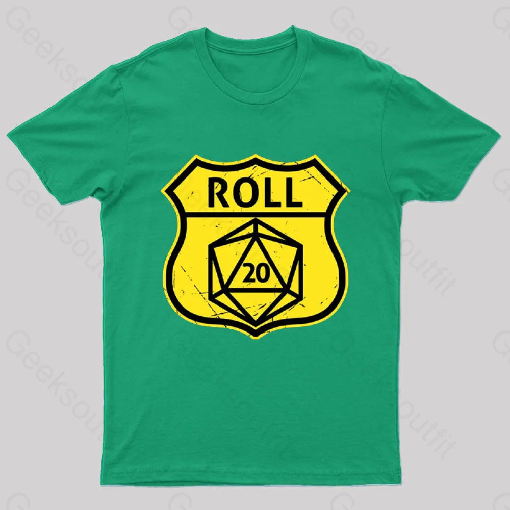 Route 66 Parody T-Shirt Green / S