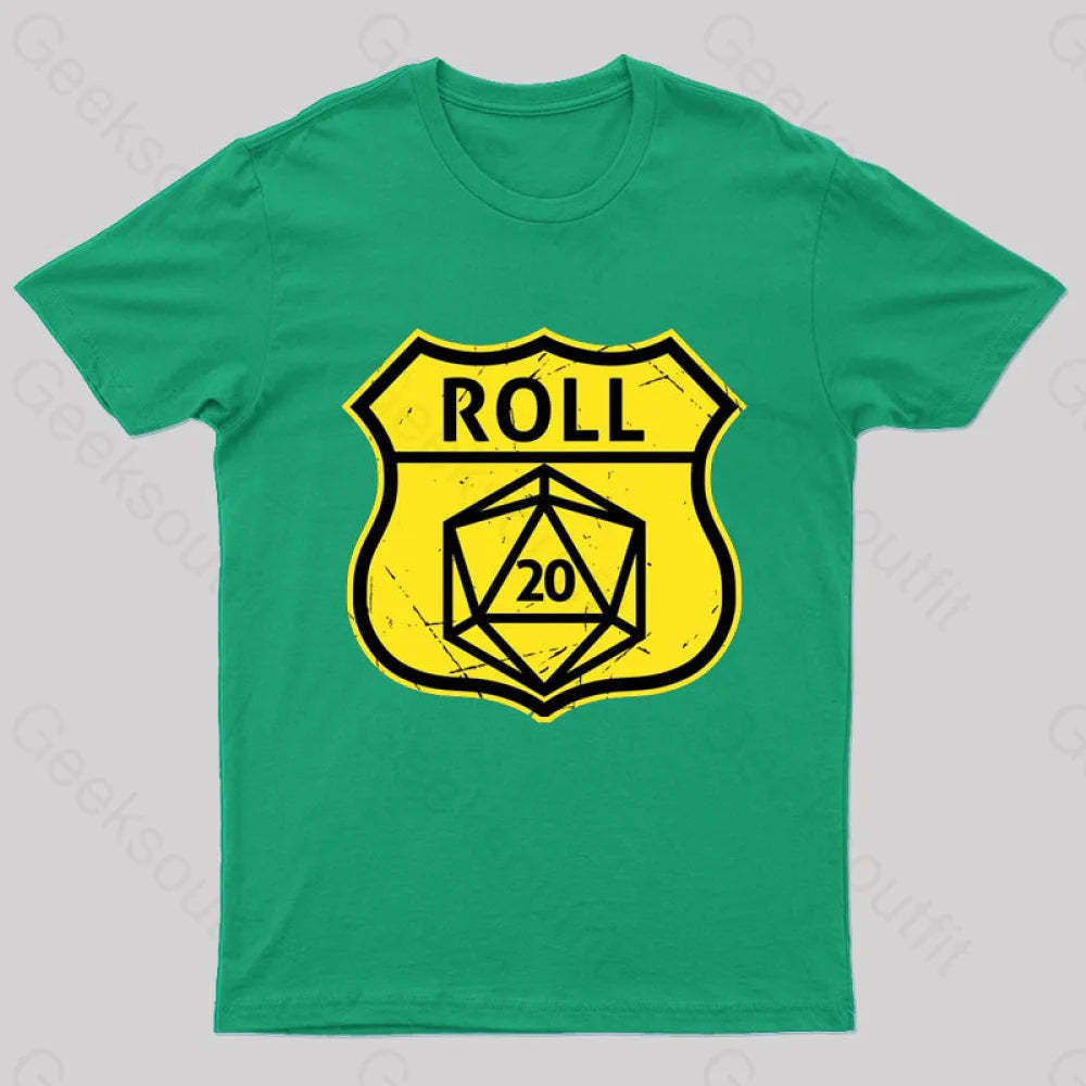 Route 66 Parody T-Shirt Green / S