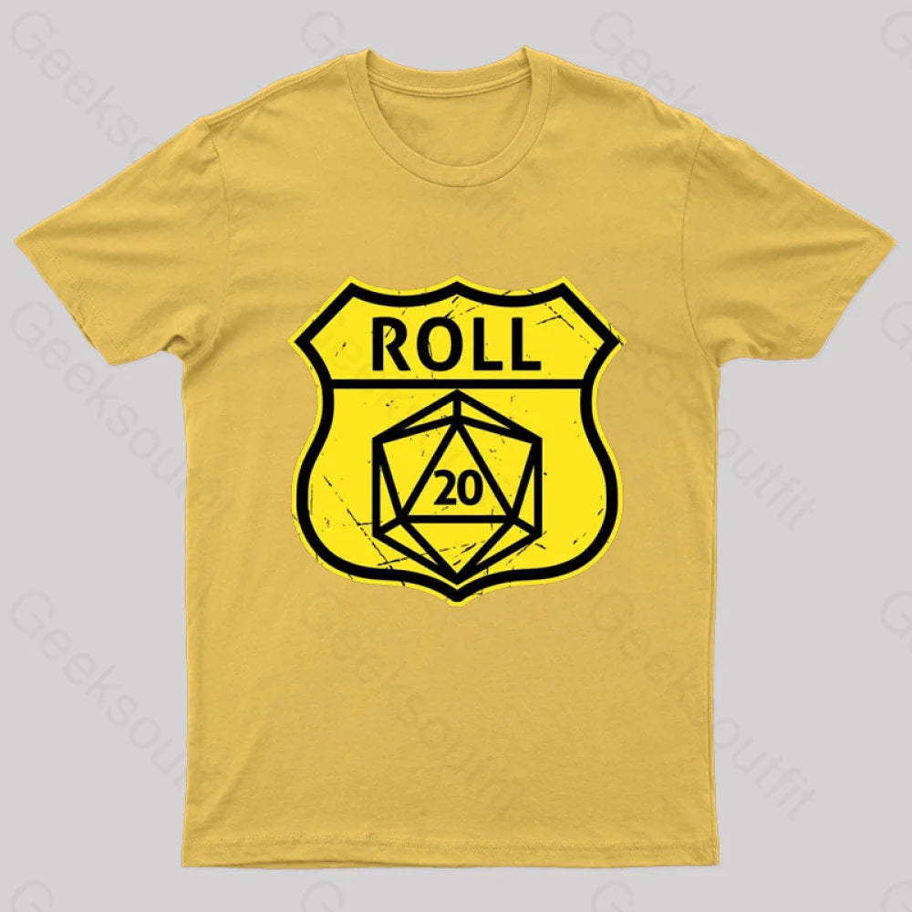 Route 66 Parody T-Shirt Yellow / S