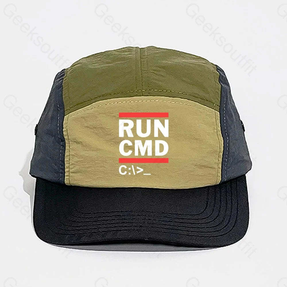 RUN CMD Quick-drying Panel Cap - Geeksoutfit