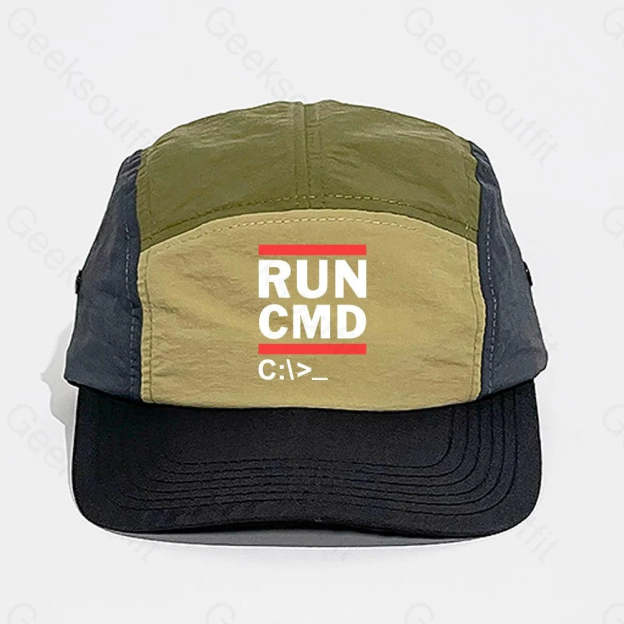 RUN CMD Quick-drying Panel Cap - Geeksoutfit