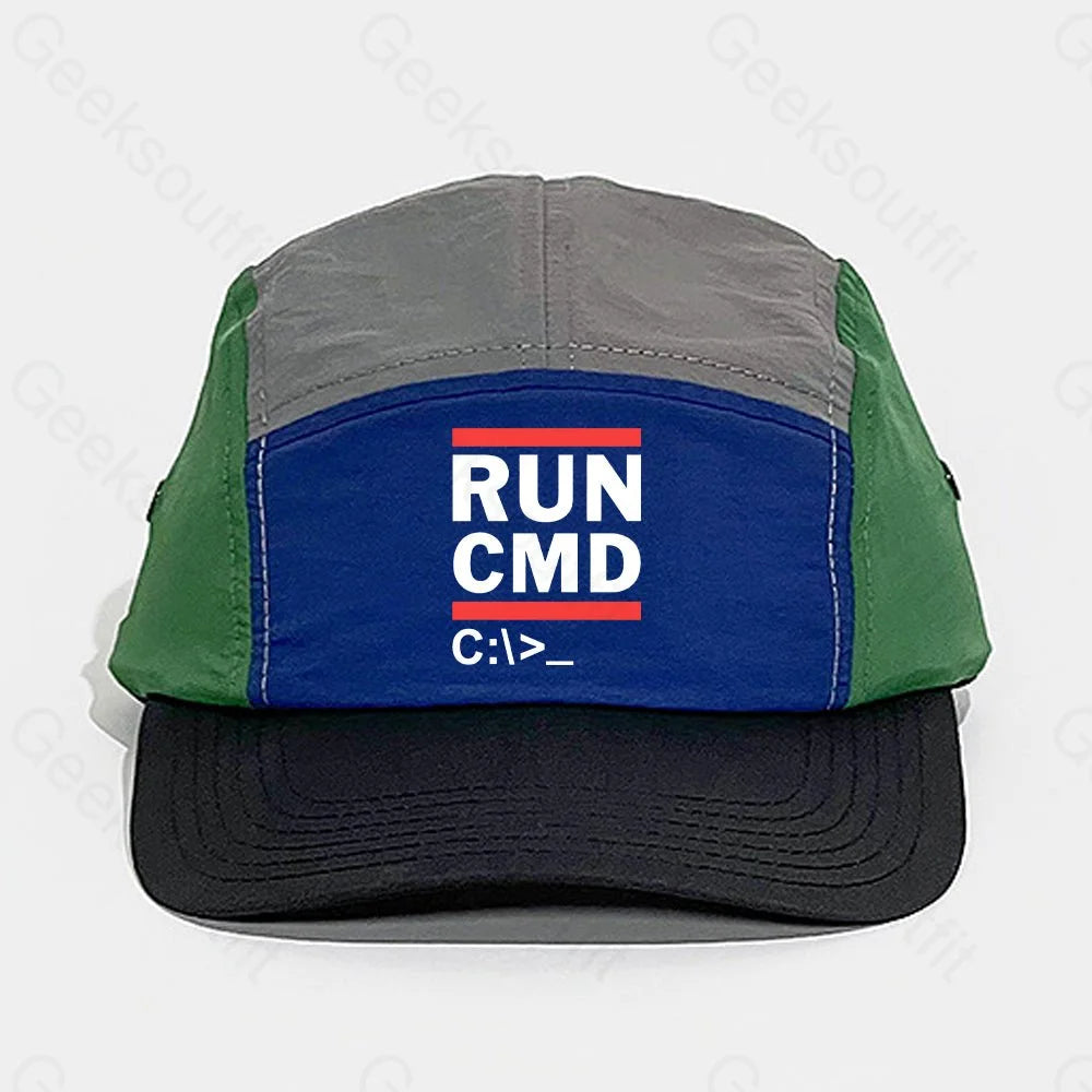 RUN CMD Quick-drying Panel Cap - Geeksoutfit