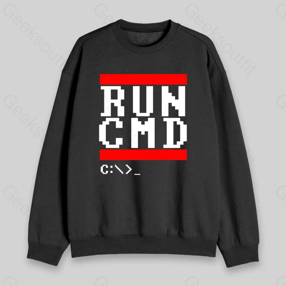 RUN CMD Sweatshirt - Geeksoutfit