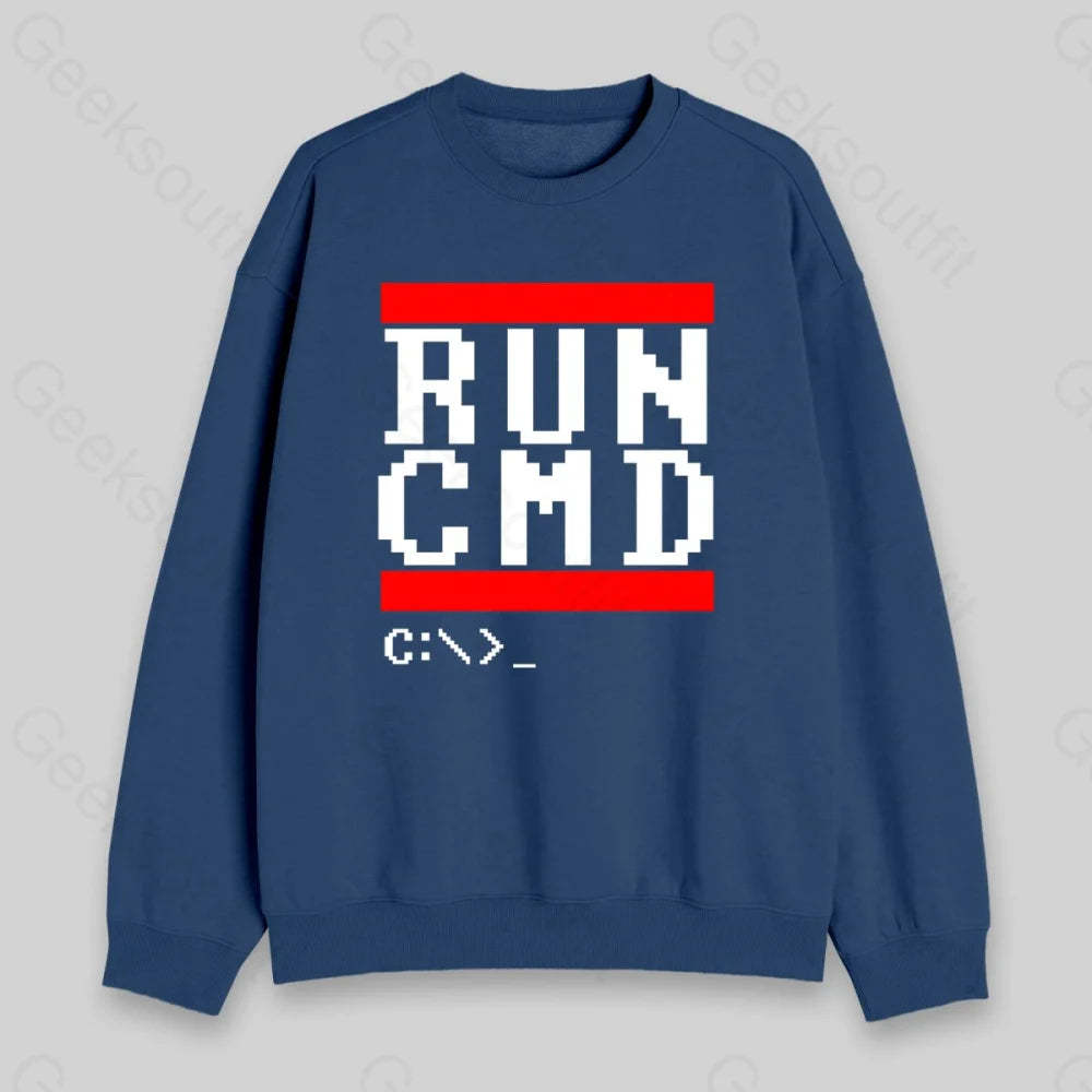 RUN CMD Sweatshirt - Geeksoutfit