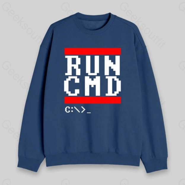 RUN CMD Sweatshirt - Geeksoutfit