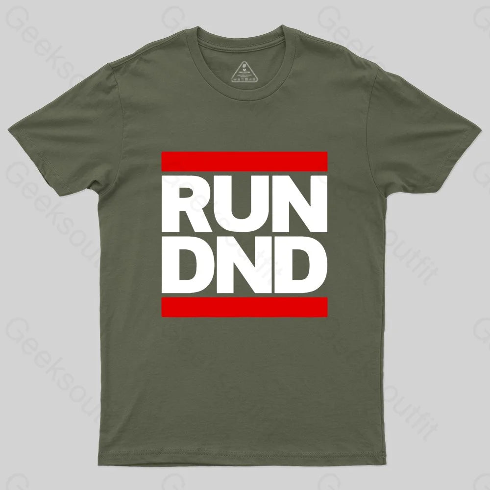 RUN DND T-Shirt - Geeksoutfit