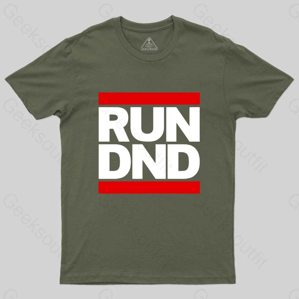 RUN DND T-Shirt - Geeksoutfit
