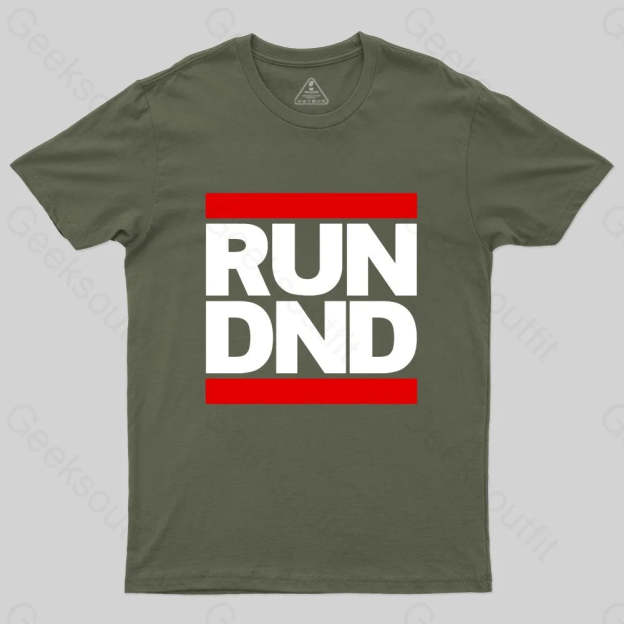 RUN DND T-Shirt - Geeksoutfit