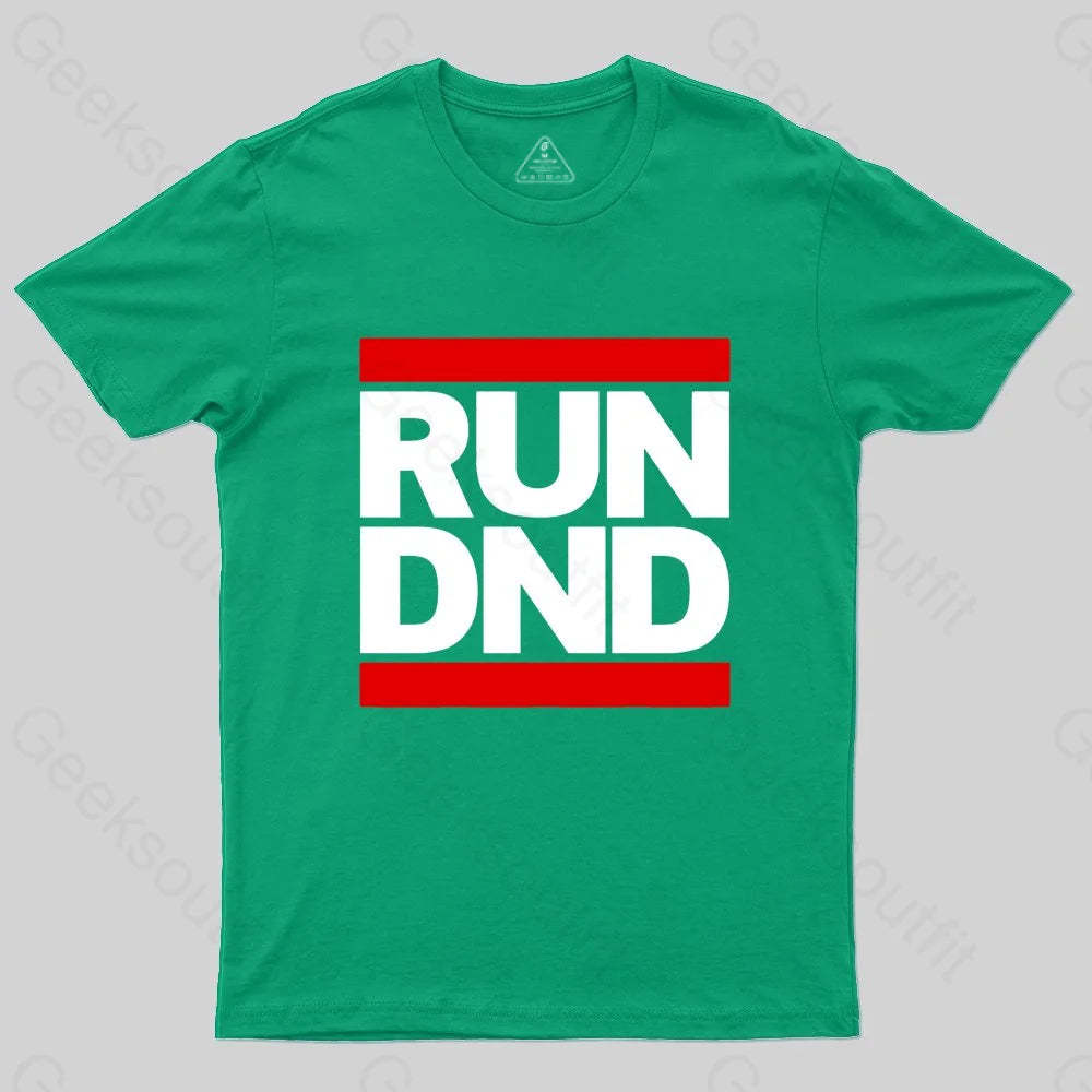 RUN DND T-Shirt - Geeksoutfit