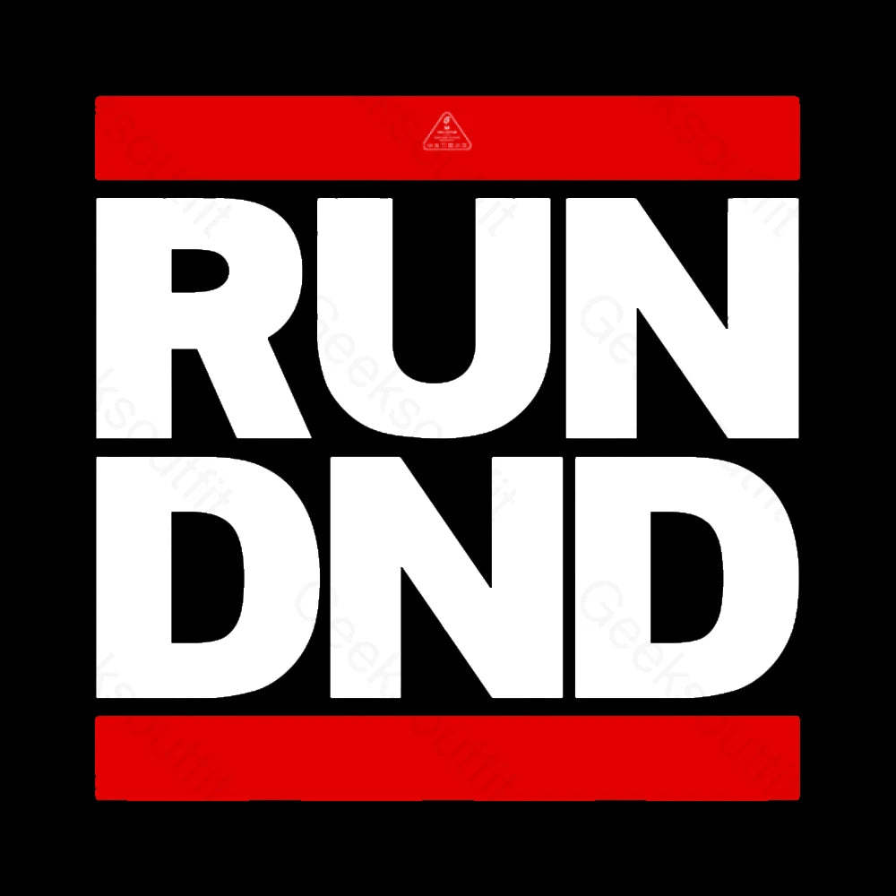 RUN DND T-Shirt - Geeksoutfit