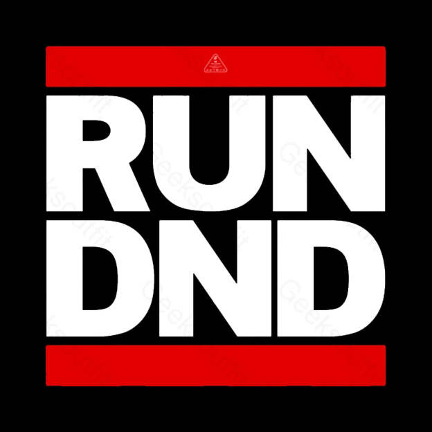 RUN DND T-Shirt - Geeksoutfit