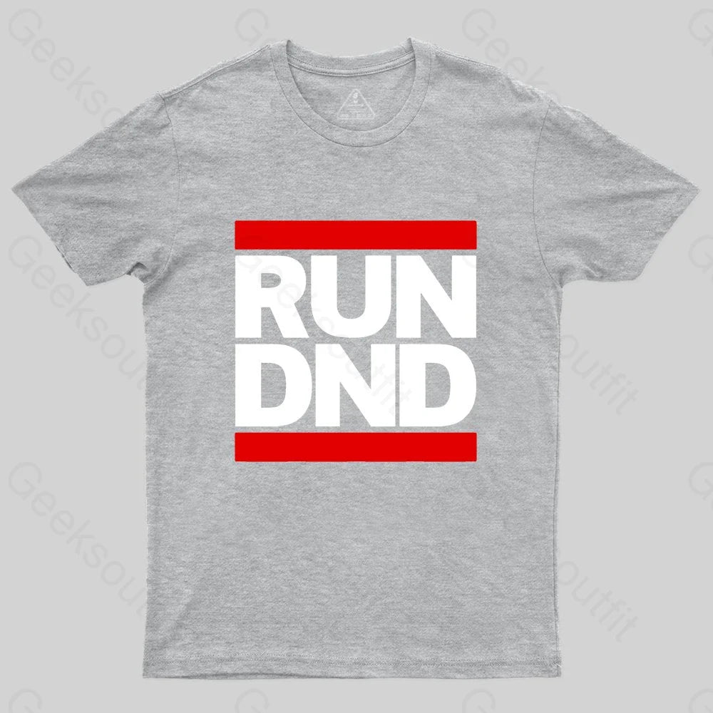 RUN DND T-Shirt - Geeksoutfit