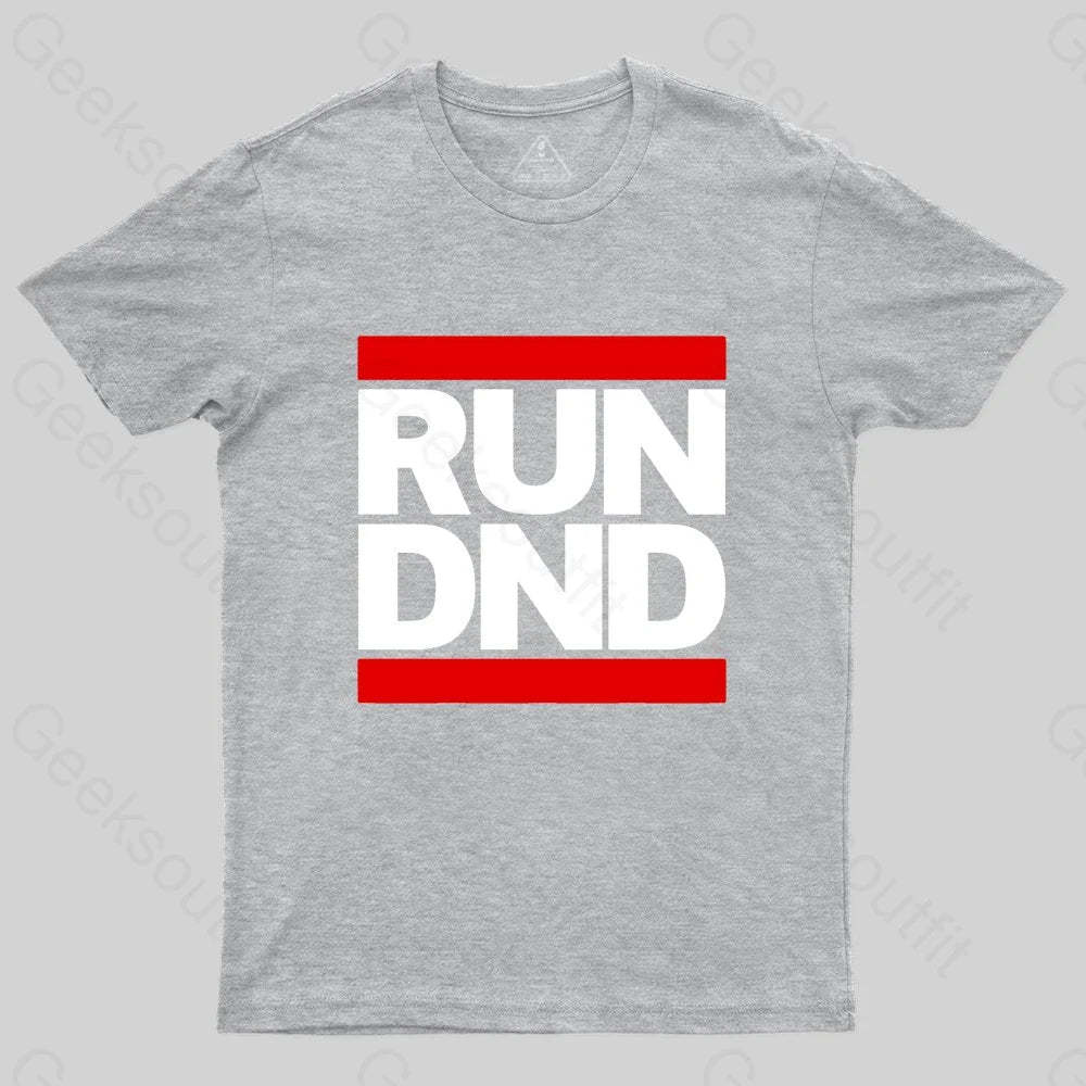 RUN DND T-Shirt - Geeksoutfit