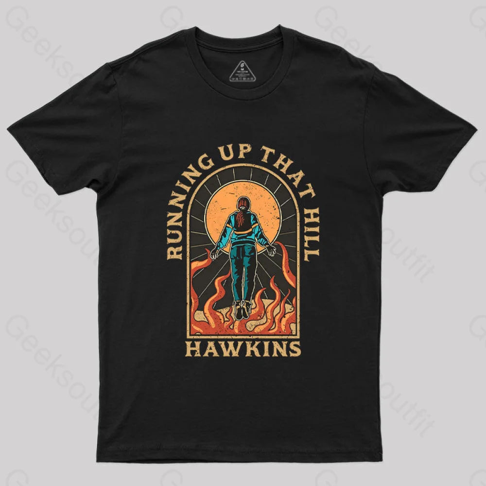 Running Up That Hill T-Shirt Black / S