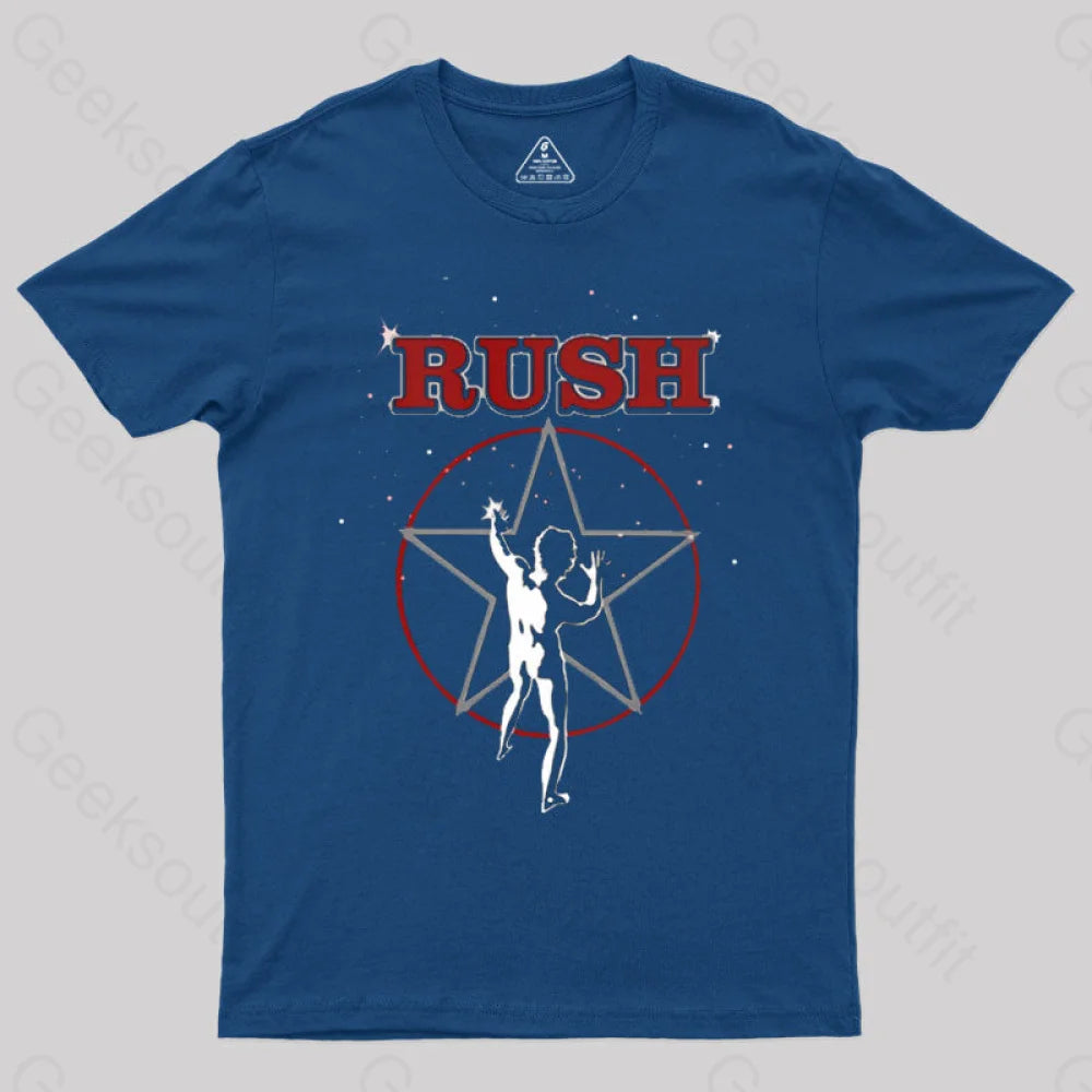 Rush 2112 Overture T-Shirt Navy / S