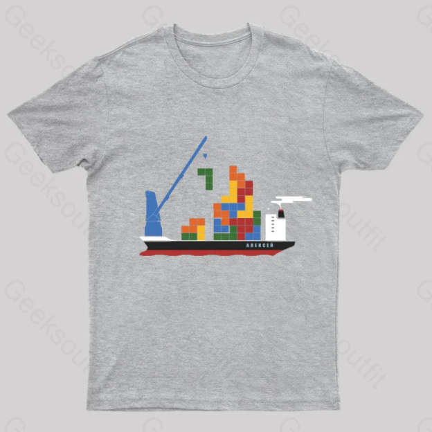 Russian Cargo Nerd T-Shirt Grey / S