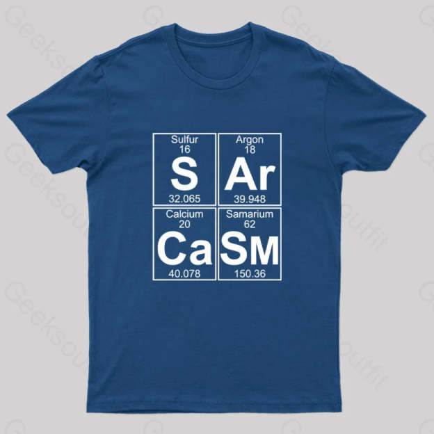 S-Ar-Ca-Sm (Sarcasm) T-Shirt Navy / S