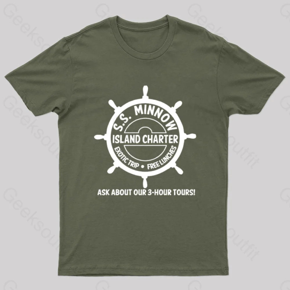 S.s. Minnow Tour Nerd T-Shirt Army Green / S