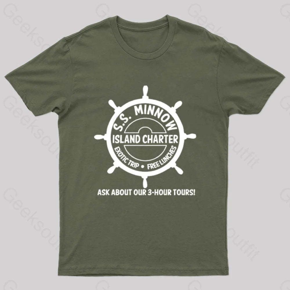 S.s. Minnow Tour Nerd T-Shirt Army Green / S