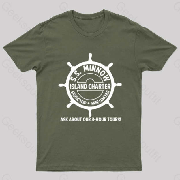 S.s. Minnow Tour Nerd T-Shirt Army Green / S
