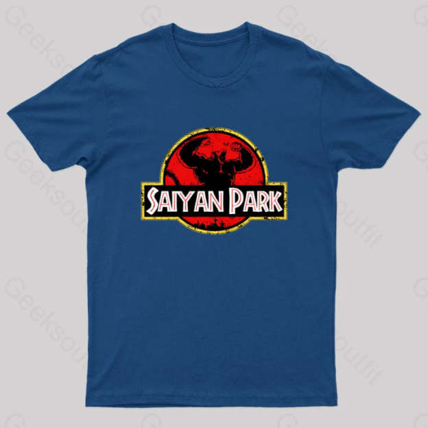 Saiyan Park Geek T-Shirt Navy / S