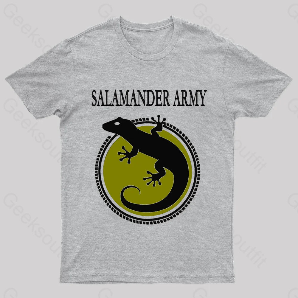 Salamander Army Geek T-Shirt Grey / S