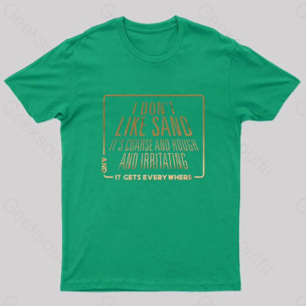 Sand Feels Nerd T-Shirt Green / S