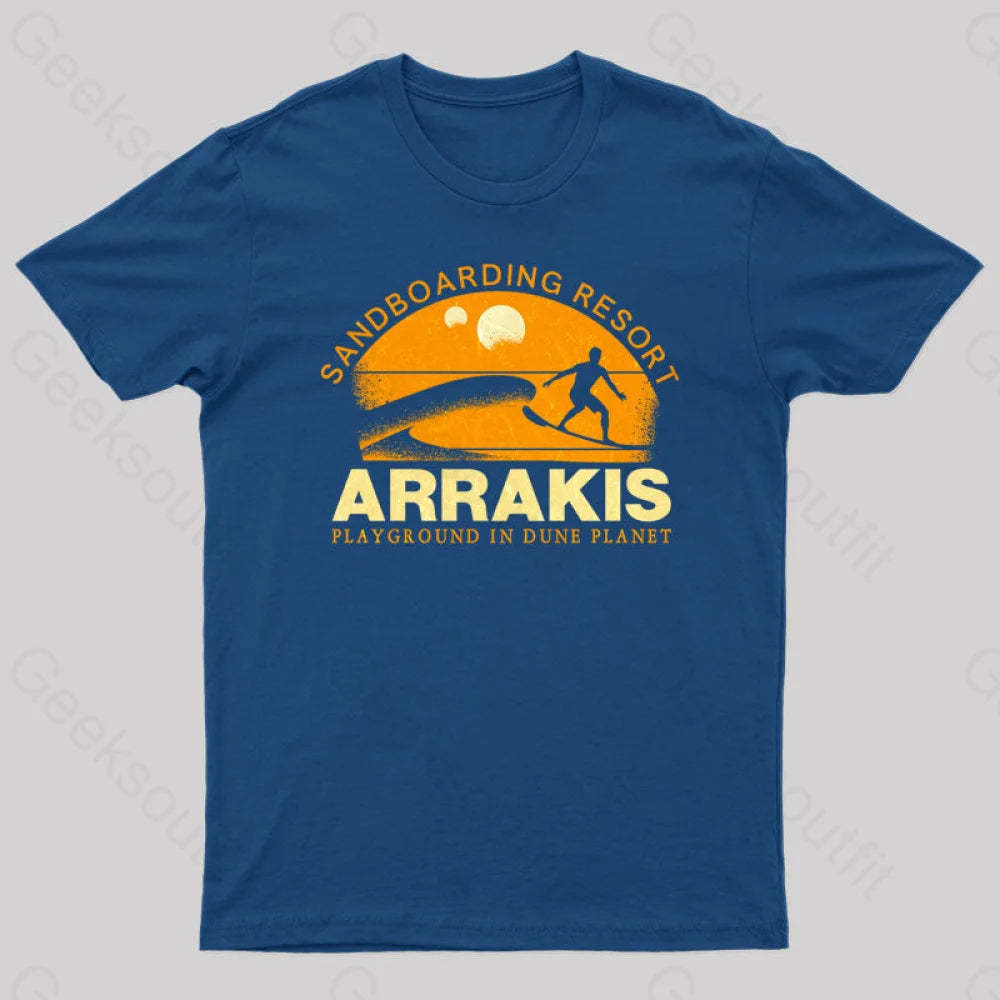 Sandboarding Resort Geek T-Shirt Navy / S
