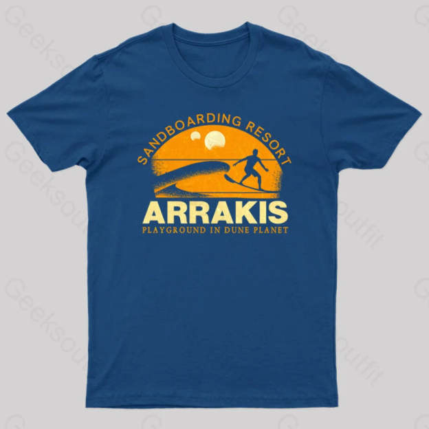 Sandboarding Resort Geek T-Shirt Navy / S
