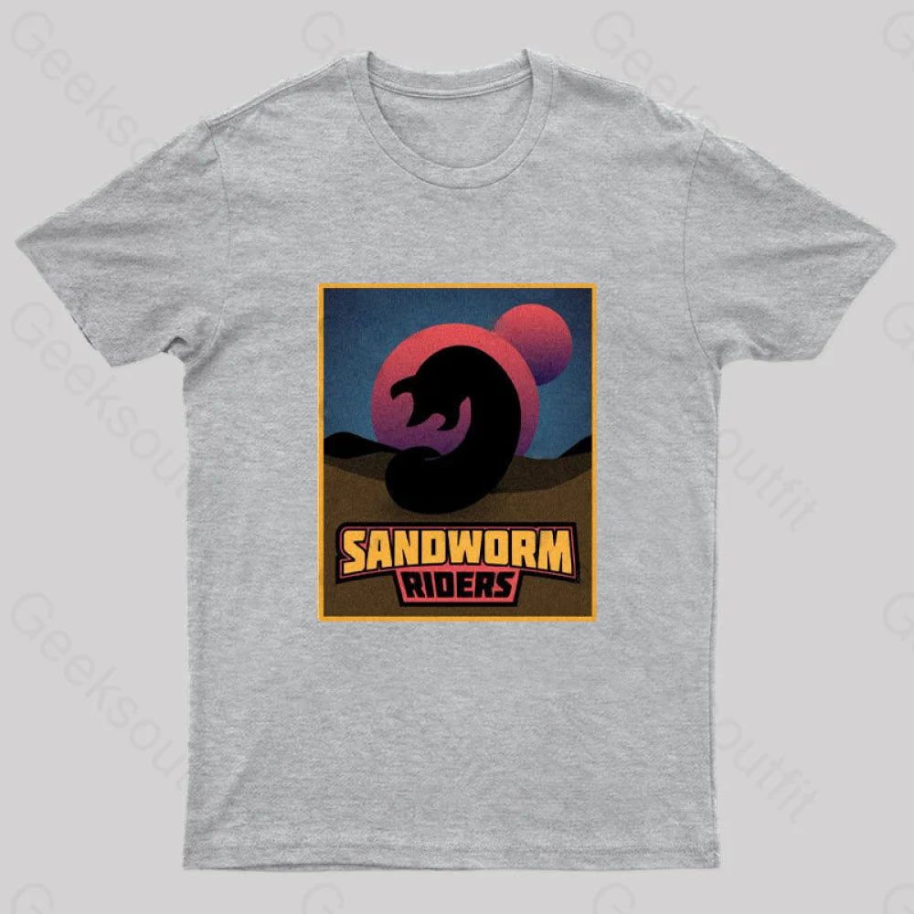 Sandworm Riders Geek T-Shirt Grey / S
