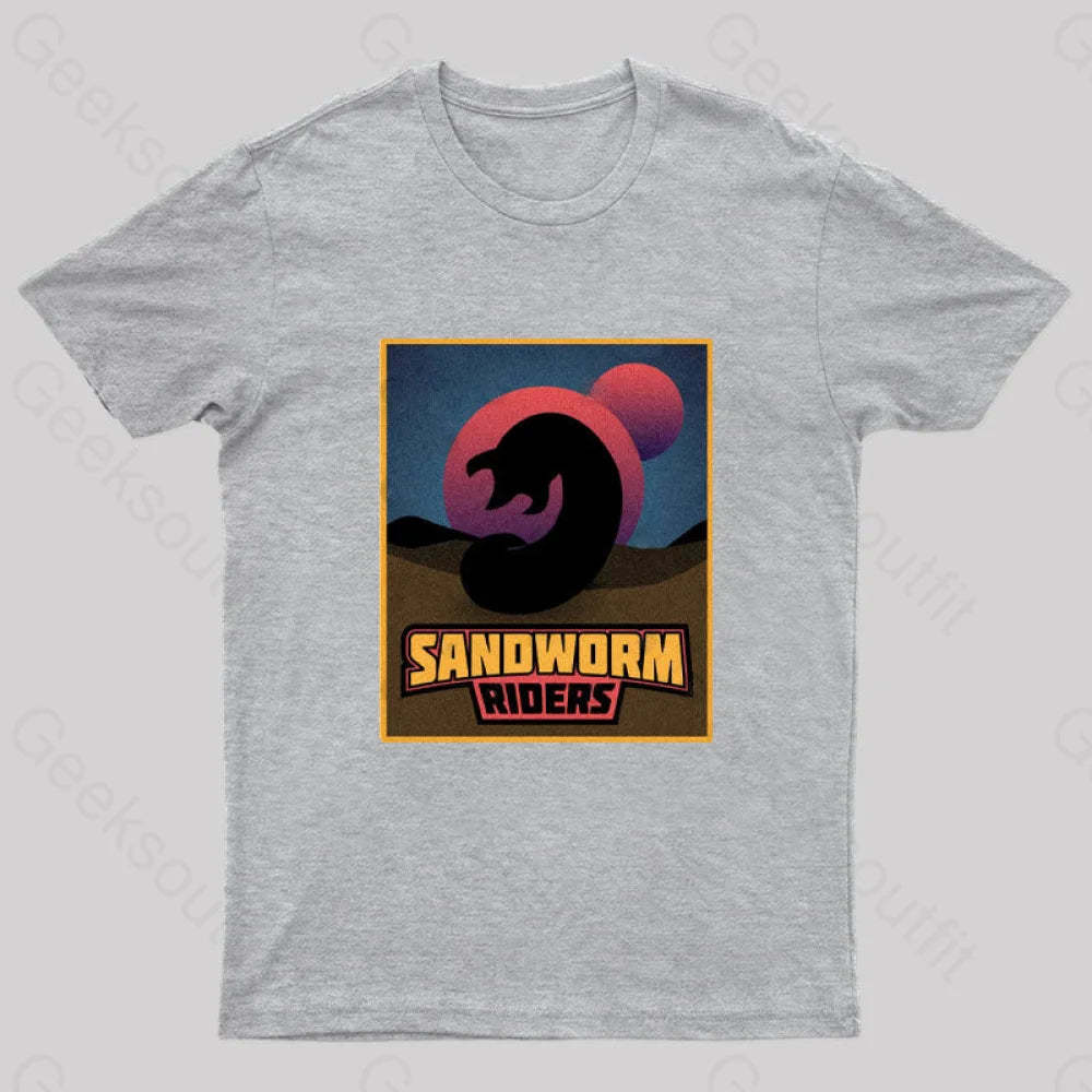 Sandworm Riders Geek T-Shirt Grey / S