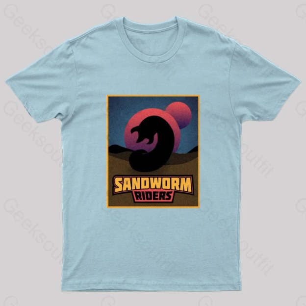 Sandworm Riders Geek T-Shirt Light Blue / S
