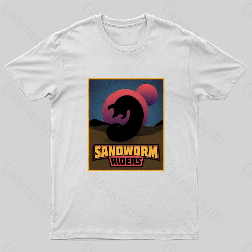 Sandworm Riders Geek T-Shirt White / S