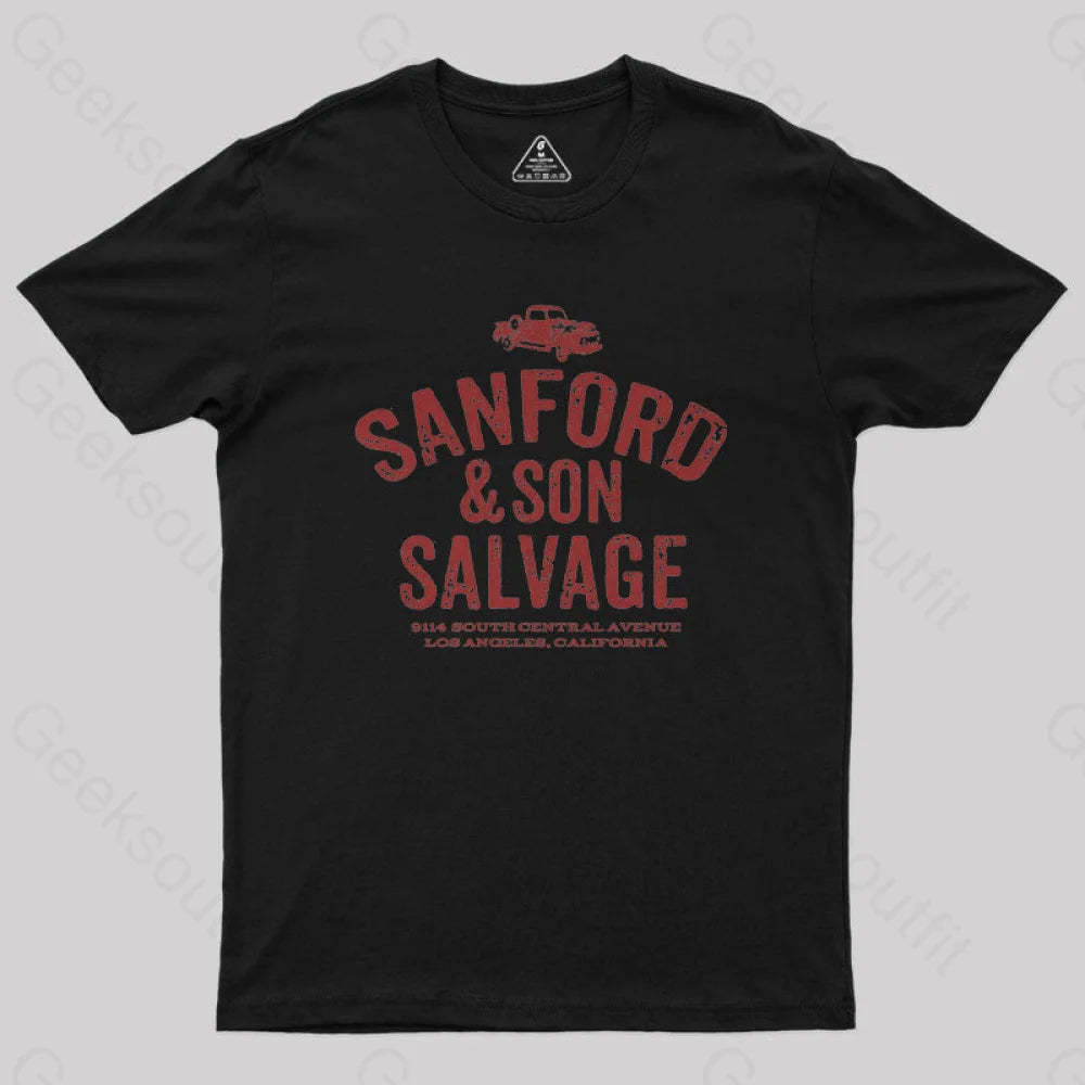 Sanford & Son Geek T-Shirt Black / S