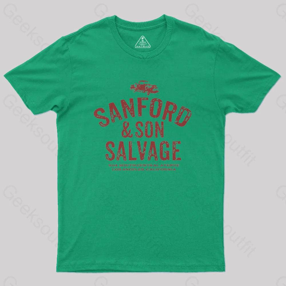 Sanford & Son Geek T-Shirt Green / S