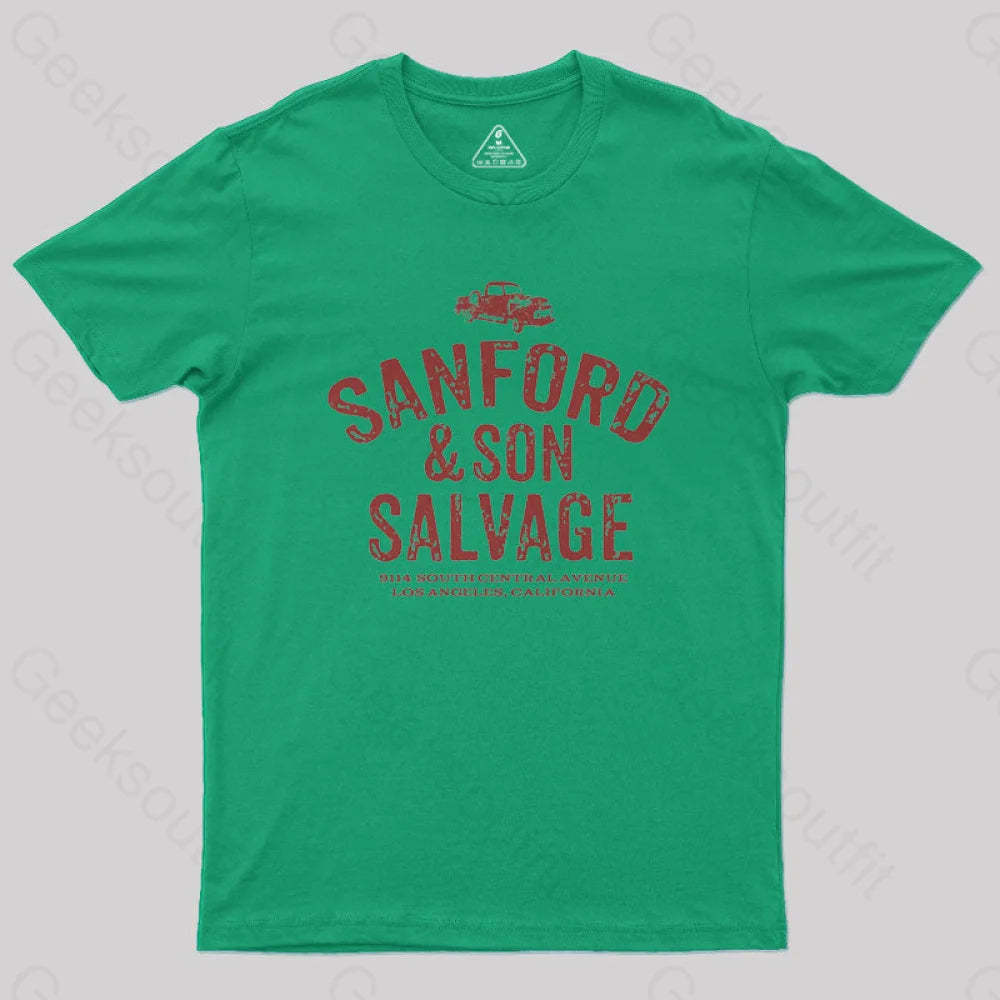 Sanford & Son Geek T-Shirt Green / S