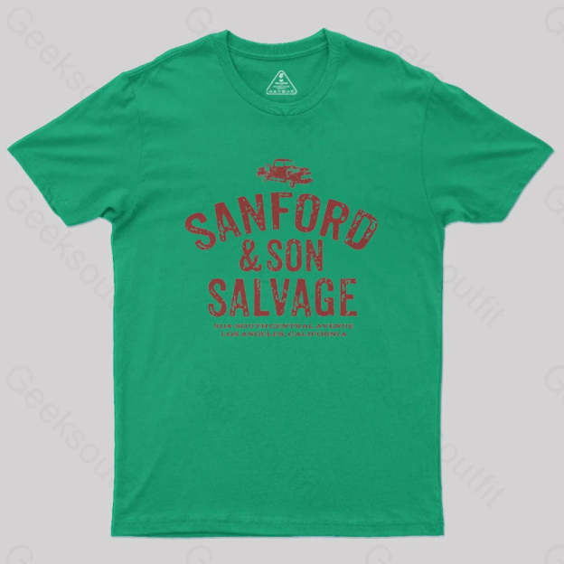 Sanford & Son Geek T-Shirt Green / S