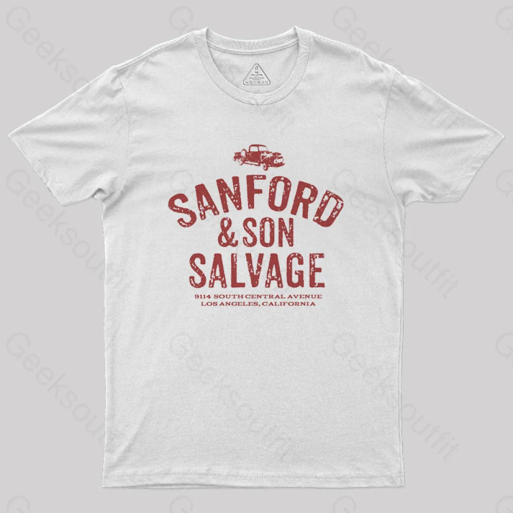 Sanford & Son Geek T-Shirt White / S