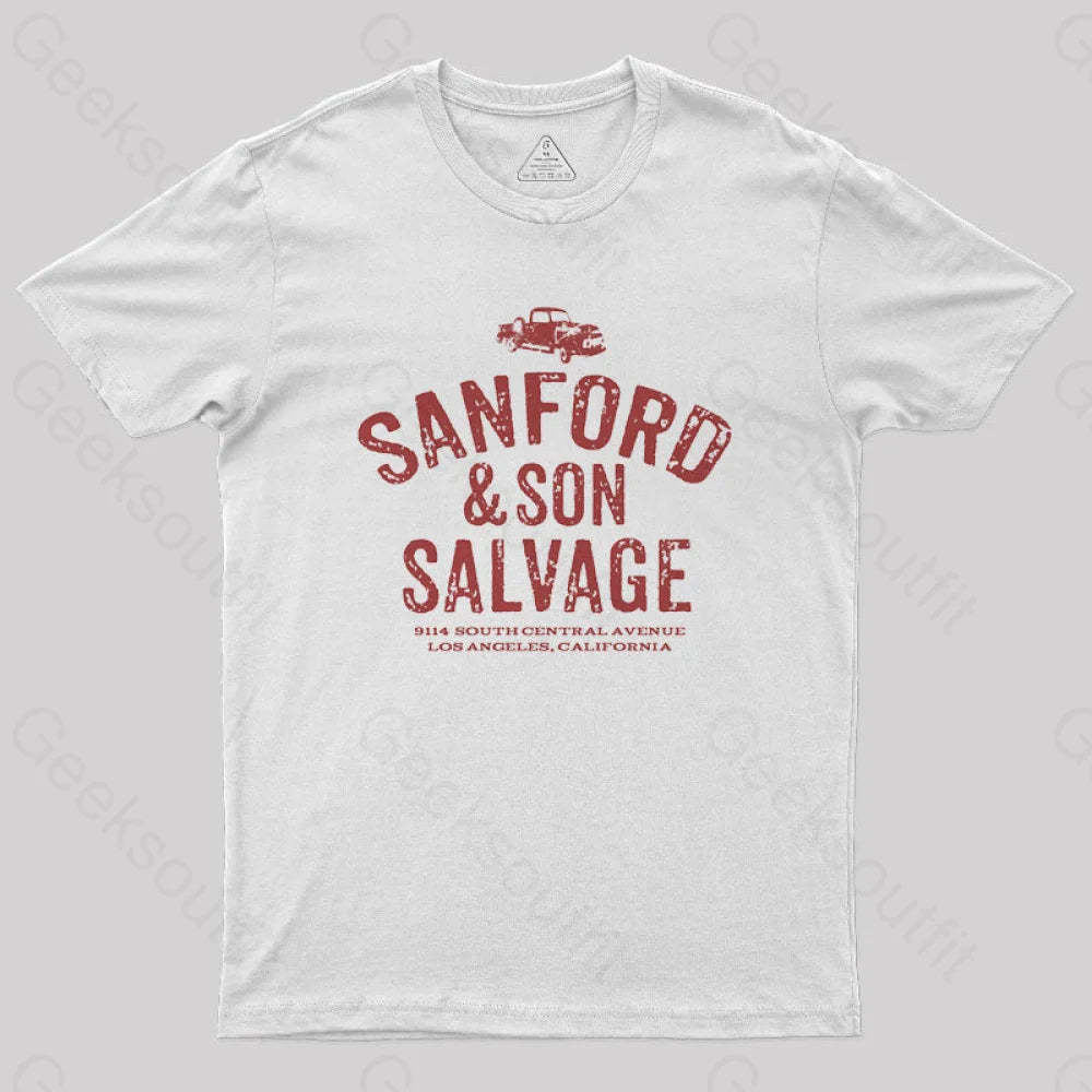 Sanford & Son Geek T-Shirt White / S
