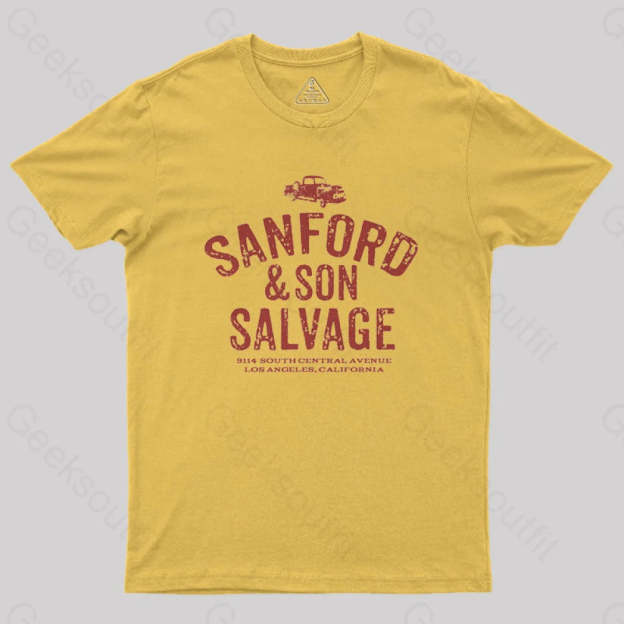 Sanford & Son Geek T-Shirt Yellow / S