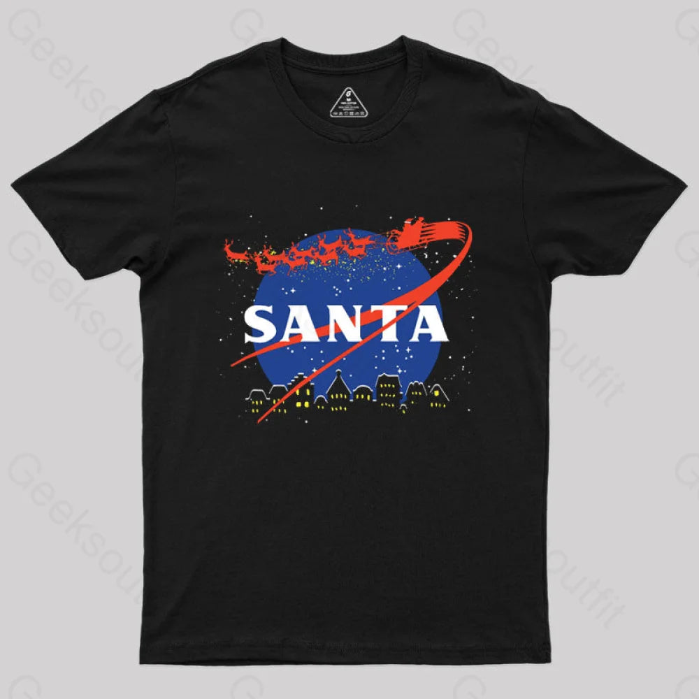 Santa T-Shirt Black / S